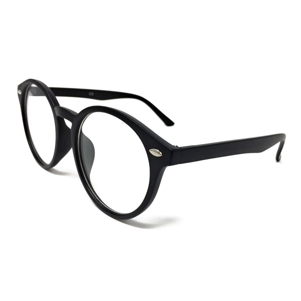 Oversized round clear lens glasses online